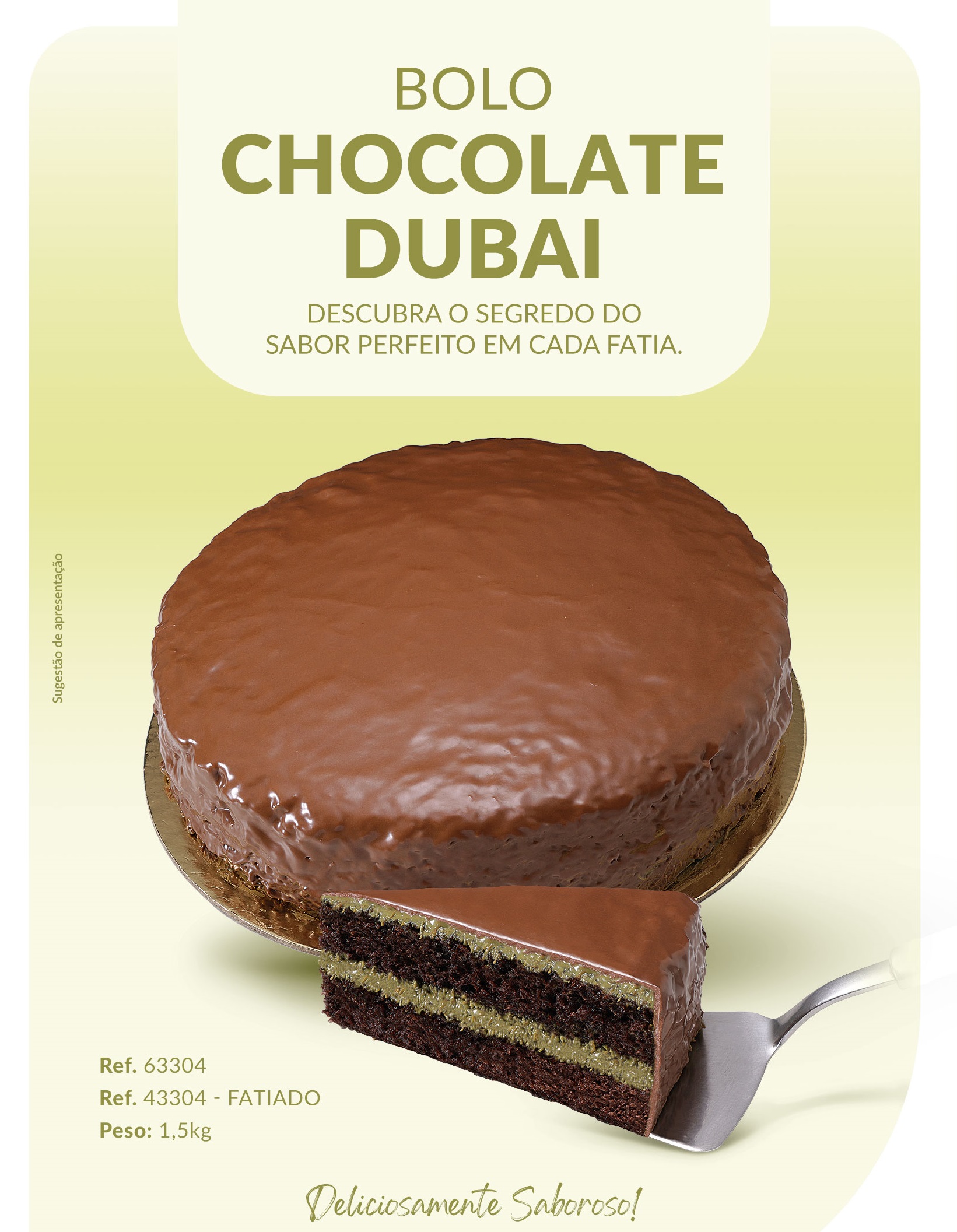 Ref:63304 - Bolo Chocolate Dubai 