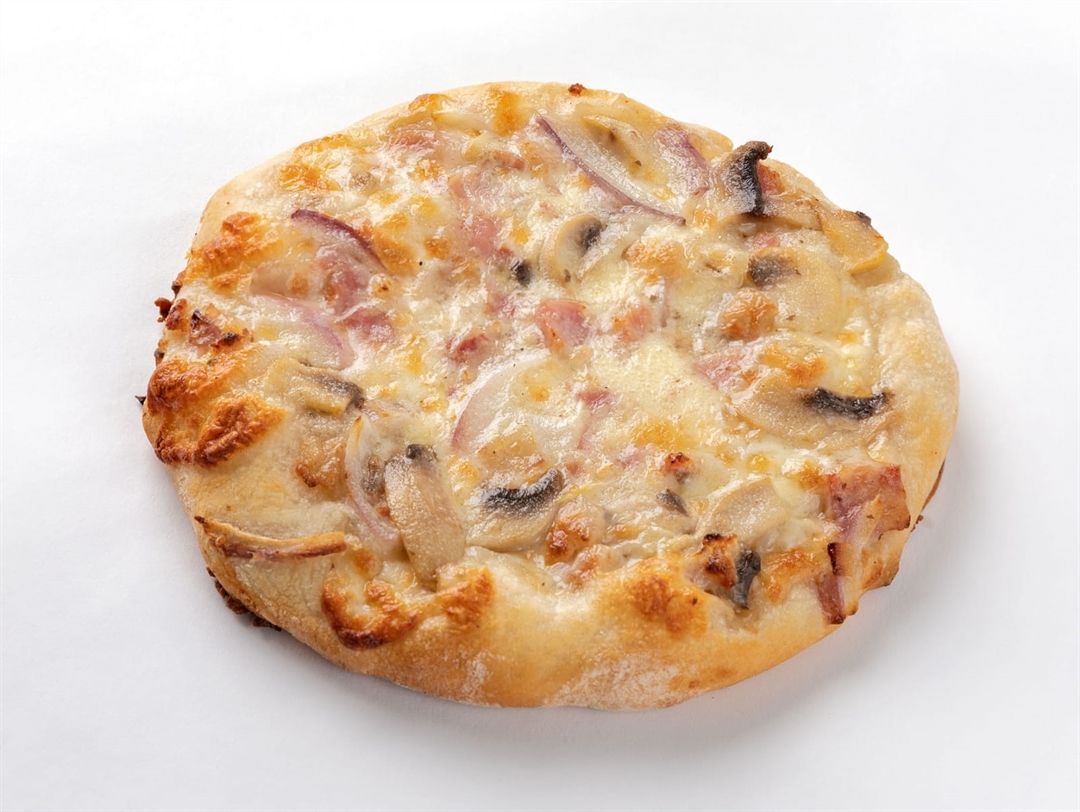 Mini Pizza Carbonara 